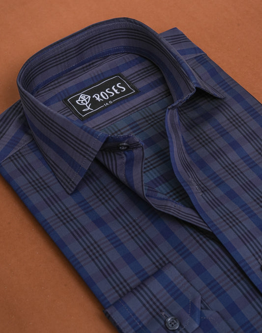 Grey Plaid Checkered