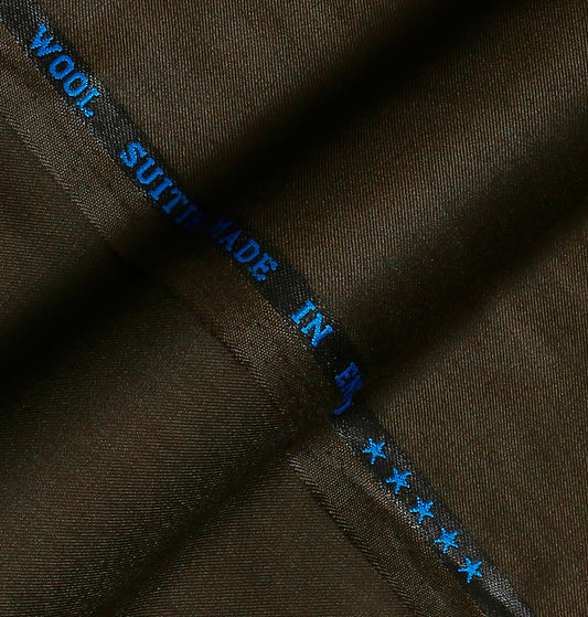 Plain Olive Green, Wool Blend, Tropical Exclusive Suiting Fabric