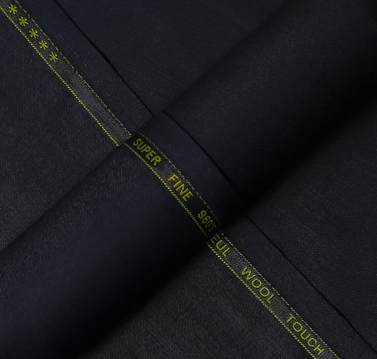 Plain Charcoal Grey, Wool Blend, Tropical Exclusive Suiting Fabric