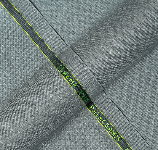 Self Stripes Sage Grey, Wool Blend, Plazama Exclusive Suiting Fabric