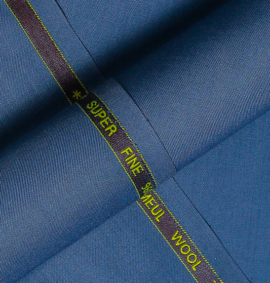 Plain Grey , Wool Blend, Tropical Exclusive Suiting Fabric