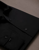 Solid Black Italian Cotton