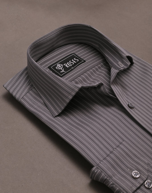 Grey And Silver Stripes