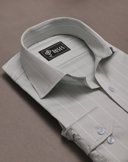 Broad Stripes In Pistachio