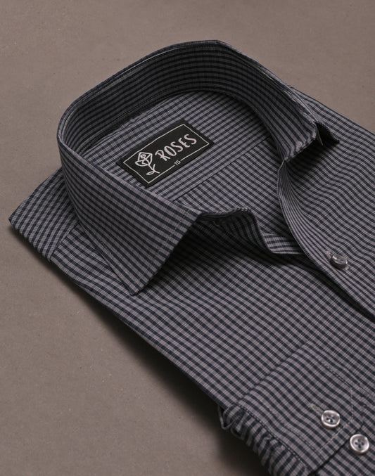 Gingham Checks In Blue