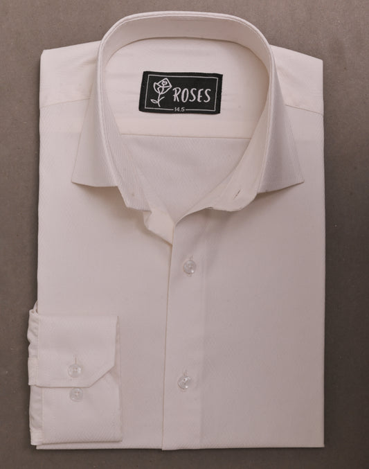 Sweet White Self Textured