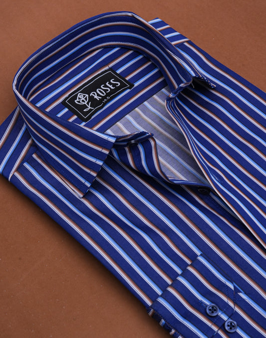 Multistriped In Blue Base