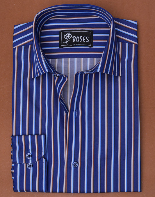 Multistriped In Blue Base