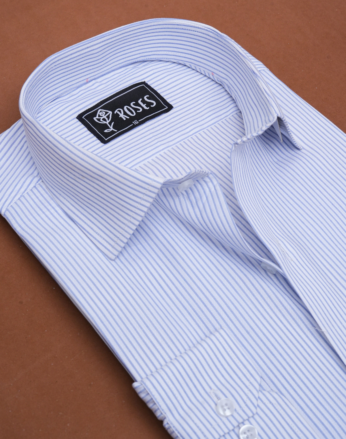 Classic White and Blue Stripes