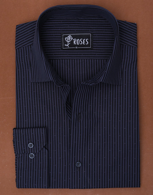 Black With Grey Stripes