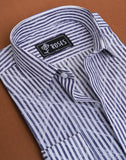 Abstract And Stripes in Italian Cotton