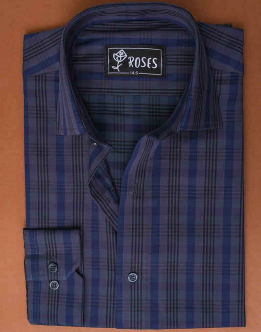 Grey Plaid Checkered