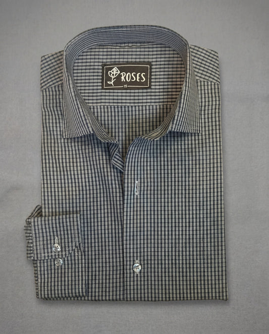 Gingham Checks In Blue