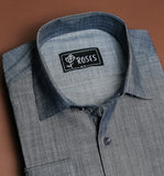 Charcoal Grey Herringbone