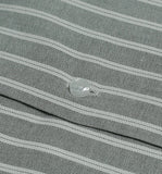 Mint Green And White Oxford Stripes