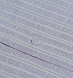 Soft Lavender and White Stripes