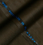 Plain Olive Green, Wool Blend, Tropical Exclusive Suiting Fabric