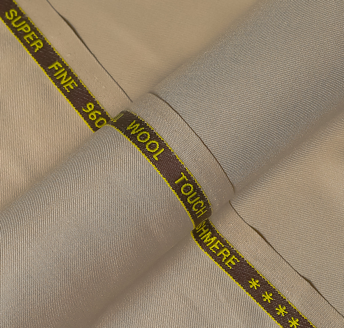 Plain Sweet Cream, Wool Blend, Tropical Exclusive Suiting Fabric