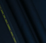 Plain Midnight Blue, Wool Blend, Tropical Exclusive Suiting Fabric