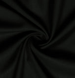 Plain Night Black, Wool Blend, Tropical Exclusive Suiting Fabric