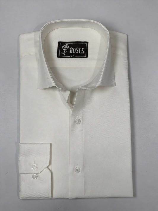 Sweet White Self Textured